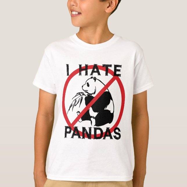 Camiseta Odio a los Pandas (Anverso)