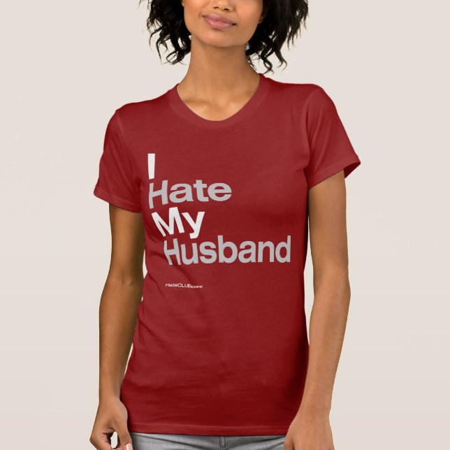 Camiseta Odio a mi marido ~ por HateCLUBapparb (Anverso)