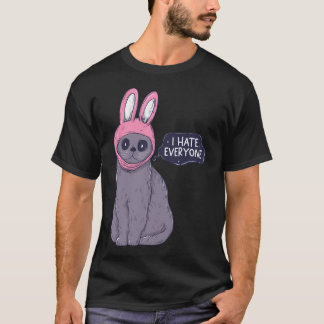 Camiseta Odio a todo el gato