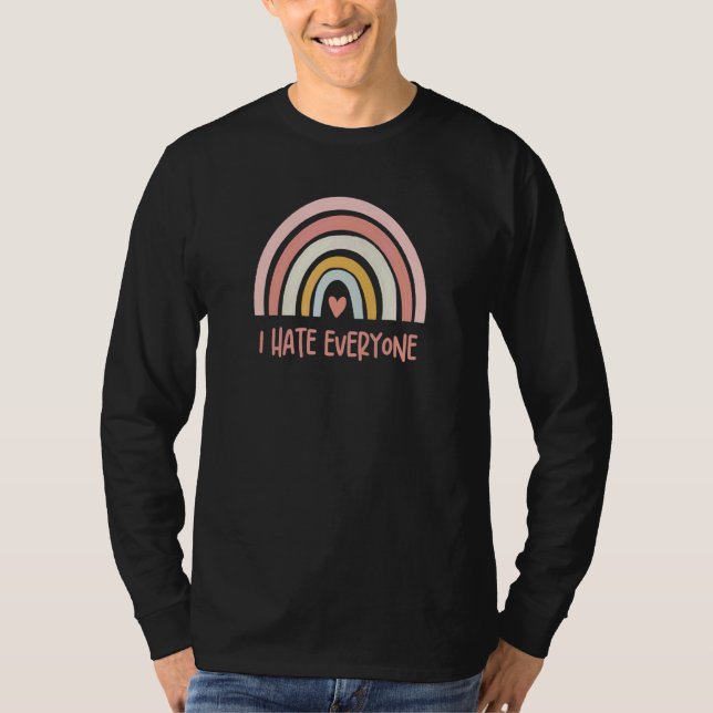 Camiseta Odio a todos (Anverso)