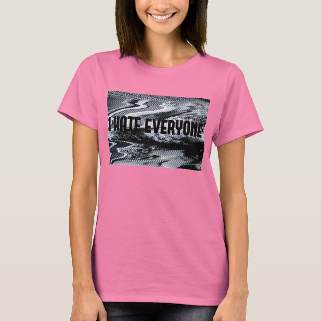 Camiseta Odio a todos (Anverso)