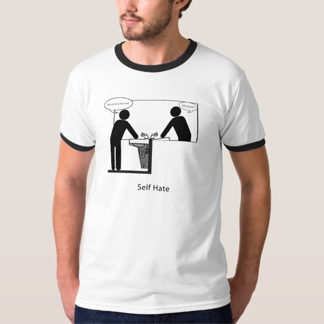 Camiseta Odio del uno mismo (Anverso)