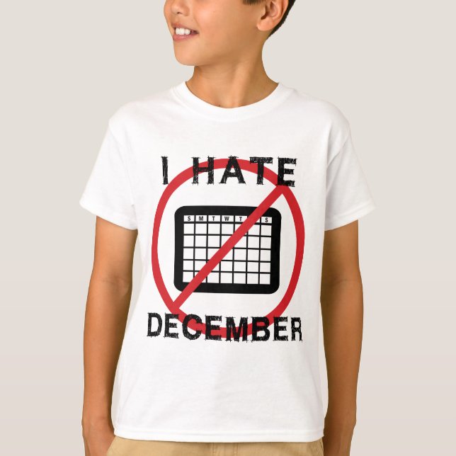 Camiseta Odio diciembre (Anverso)