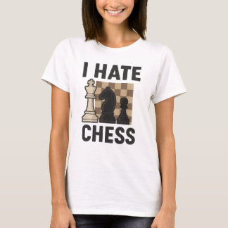 Camiseta Odio el ajedrez