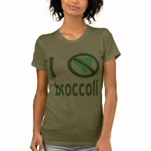 Odio el brócoli Texto Verde