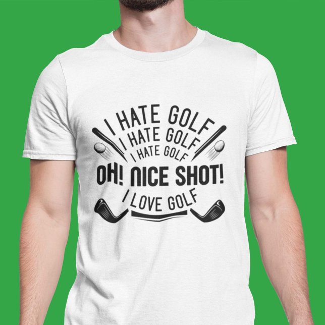Camiseta Odio el golf (golf shirt)