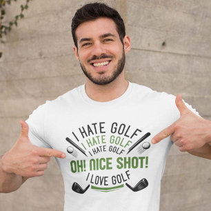 Camiseta Odio el golf