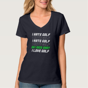 Camiseta Odio el Golf Me Encanta Golf Golf Golf Golf Swing