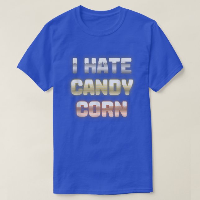 Camiseta Odio el maíz dulce peor dulce de Halloween 2021 (Diseño del anverso)
