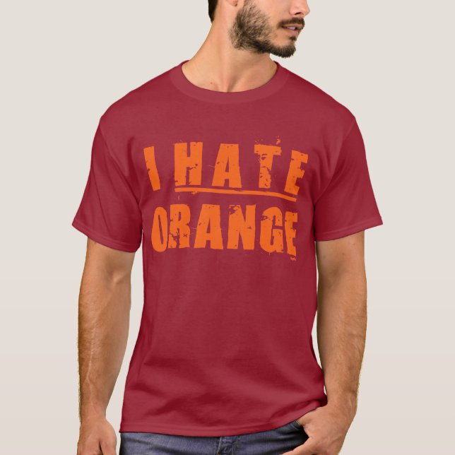 CAMISETA ODIO EL NARANJA (Anverso)