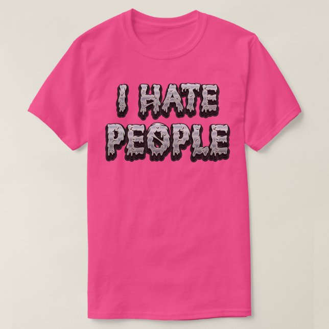 Camiseta Odio el sarcasmo del pueblo (Diseño del anverso)