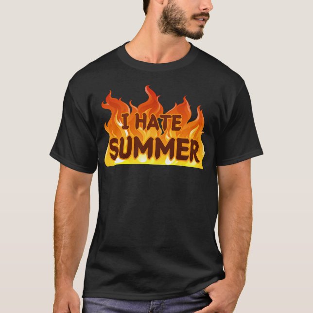 Camiseta Odio el verano (Anverso)