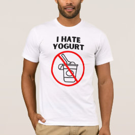 Camiseta Odio el yogur