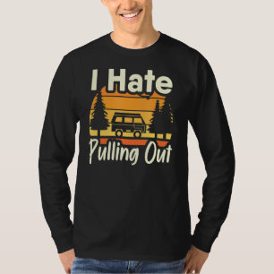 Camiseta Odio expulsar a camping de vacaciones de remolque