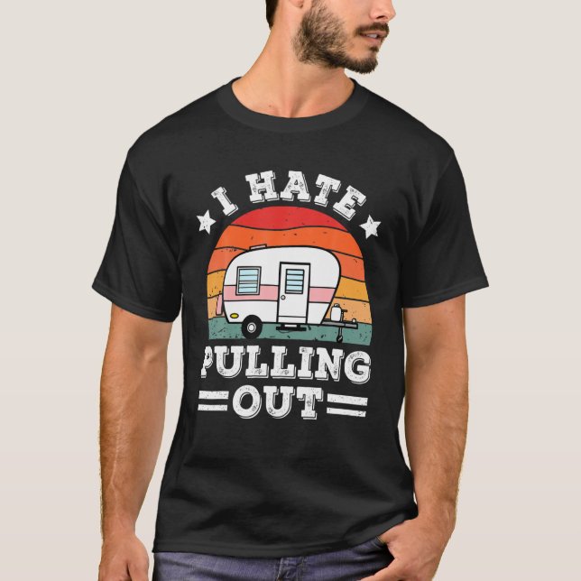 Camiseta Odio expulsar a un camping de excursión a una excu (Anverso)