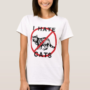 Camiseta Odio gatos