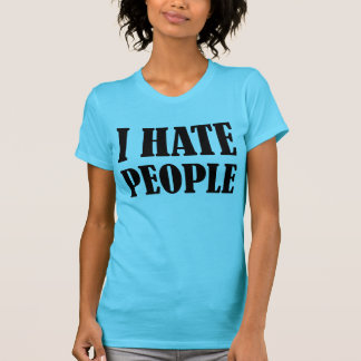 Camiseta odio gente