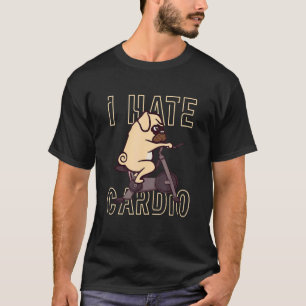 Camiseta Odio Hacer Bulldog De Perro Animal De Cardio