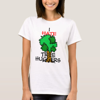 Camiseta Odio huggers del árbol