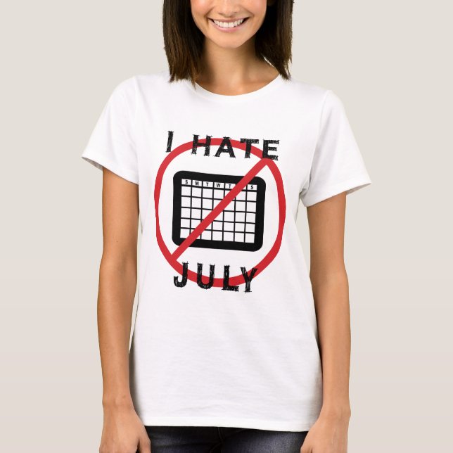 Camiseta Odio julio (Anverso)