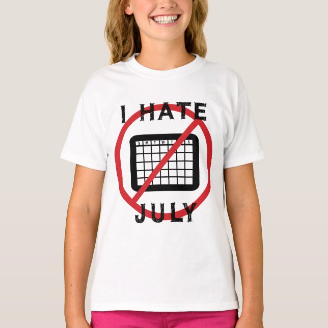 Camiseta Odio julio (Anverso)