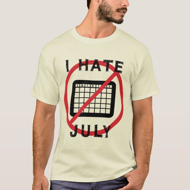 Camiseta Odio julio (Anverso)