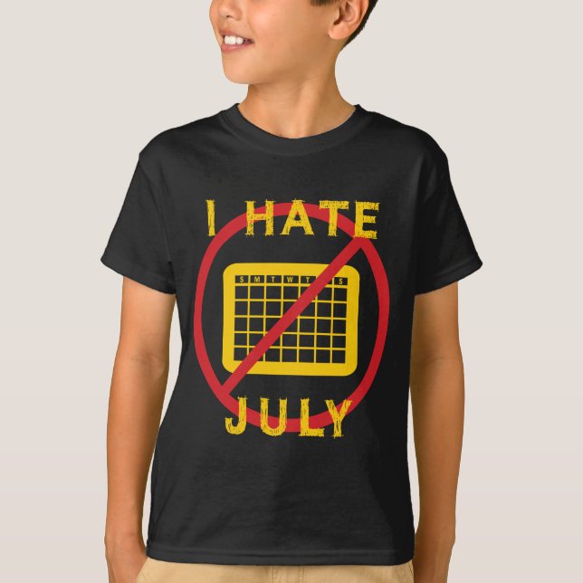 Camiseta Odio julio (Anverso)
