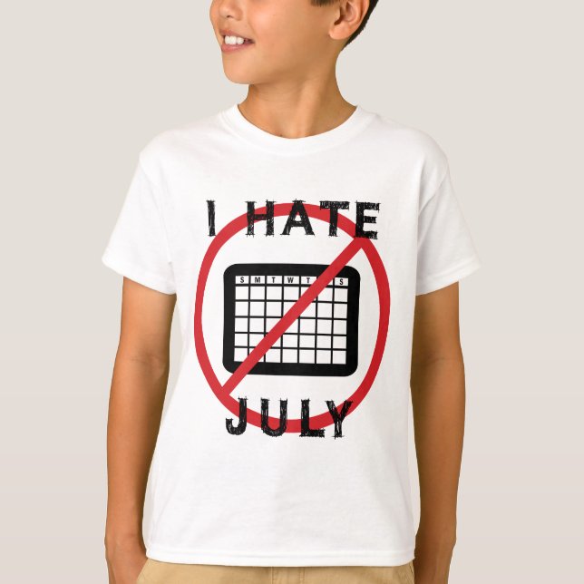 Camiseta Odio julio (Anverso)