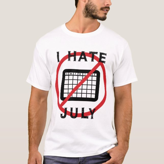 Camiseta Odio julio (Anverso)