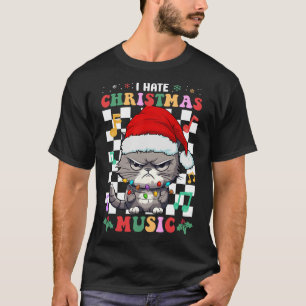 Camiseta Odio la música de Navidad Odio la Navidad