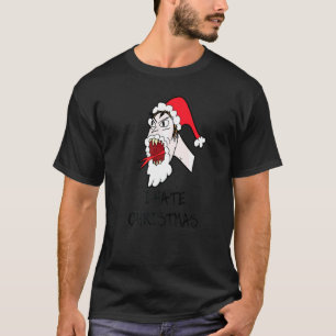 Camiseta Odio la Navidad lengua de serpiente anti