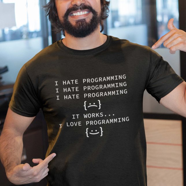 Camiseta Odio la programación (Subido por el creador)