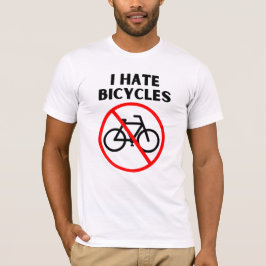 Camiseta Odio las bicicletas