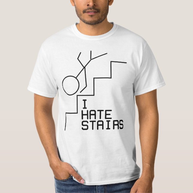 Camiseta Odio las escaleras (Anverso)