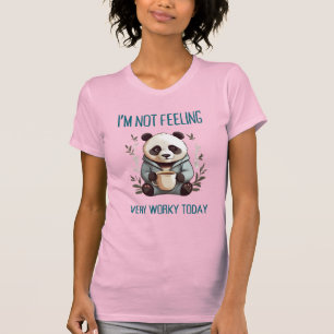 Camiseta Odio las mañanas Panda