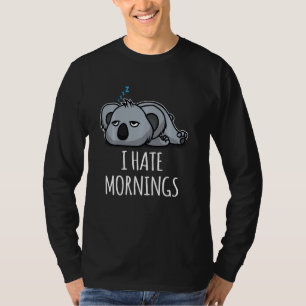 Camiseta Odio las mañanas perezosas y espeluznantes animale