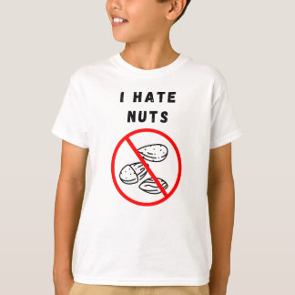 Camiseta Odio las nueces