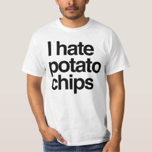 Camiseta Odio las papas fritas