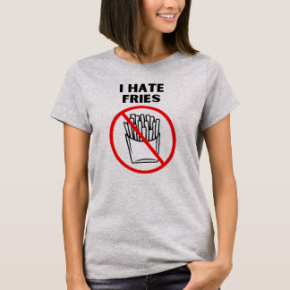 Camiseta Odio las patatas fritas
