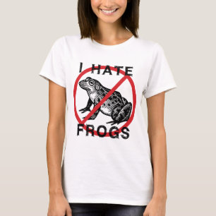 Camiseta Odio las ranas
