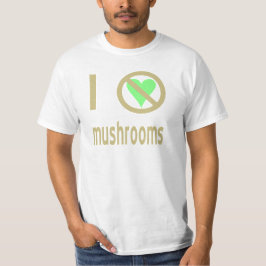 Camiseta Odio las setas. No hay amor