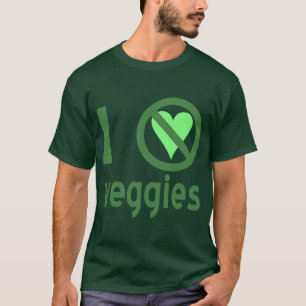 Camiseta Odio las verduras No las amo