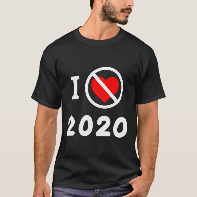 Camiseta Odio Los 2020 Años De Pandemia De Distancia Social (Anverso)