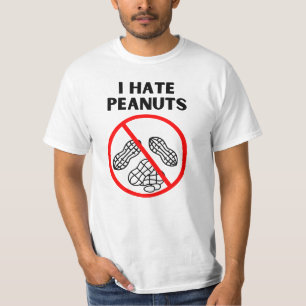 Camiseta Odio los cacahuetes