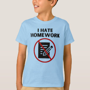 Camiseta Odio los deberes