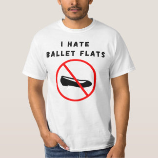 Camiseta Odio los departamentos de ballet