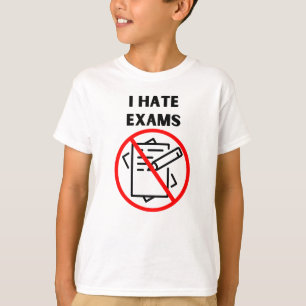 Camiseta Odio los exámenes