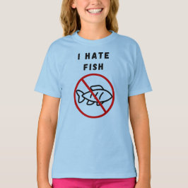 Camiseta Odio los peces