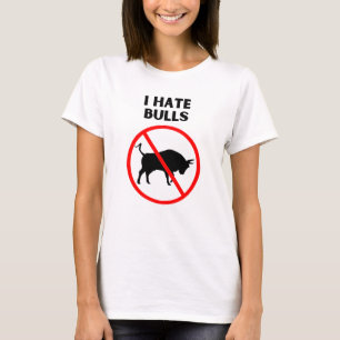 Camiseta Odio los toros