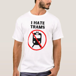 Camiseta Odio los tranvías